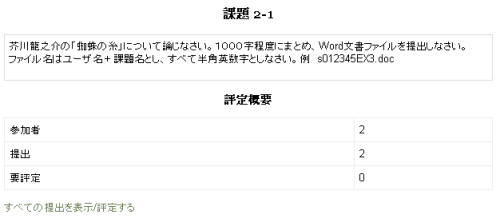 コース評定